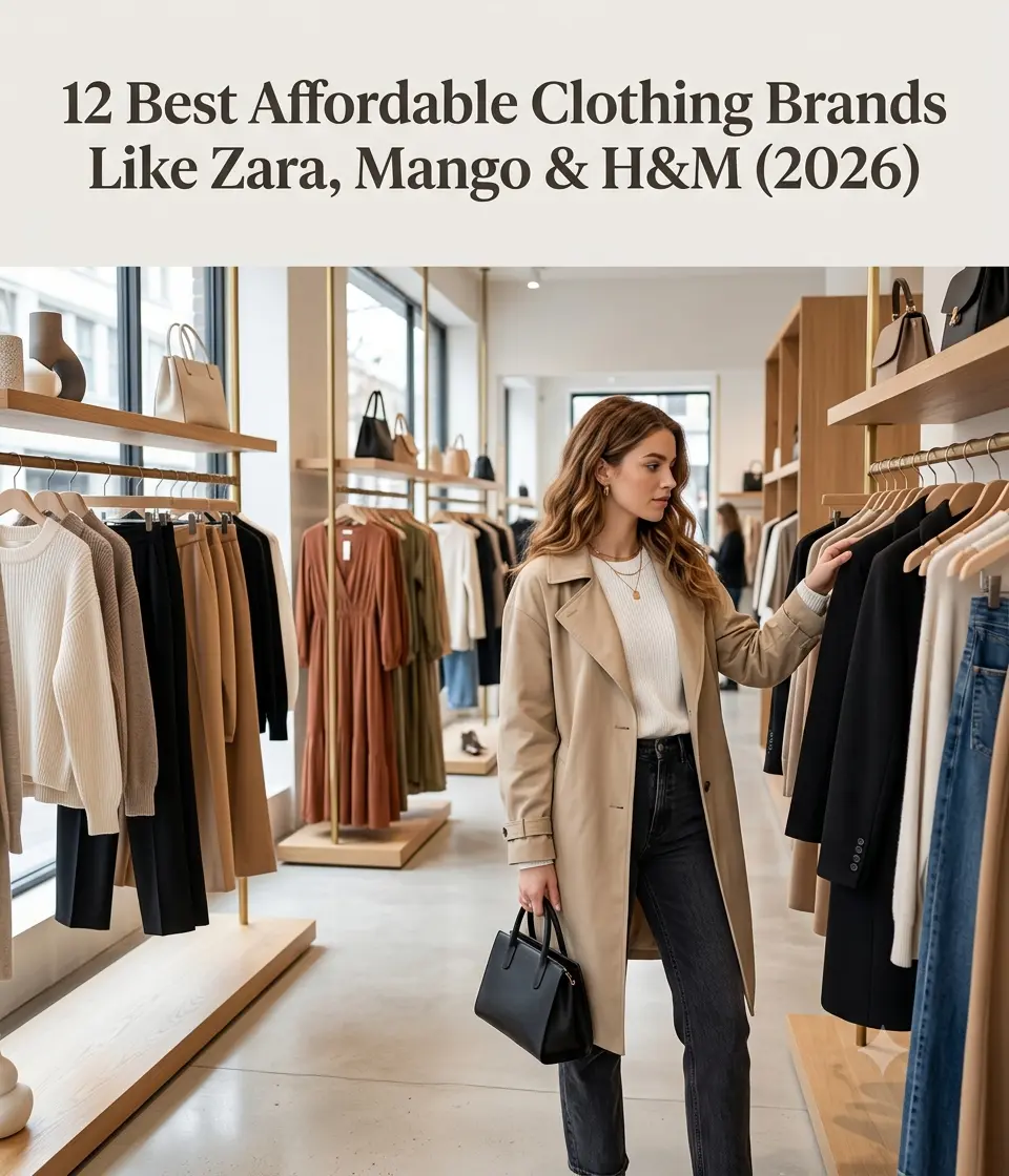 12 best affordable clothing brands like Zara, Mango, and H&M for women in 2026
