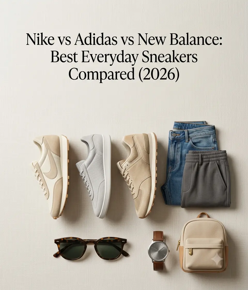 Nike vs Adidas vs New Balance Best Everyday Sneakers Comparison