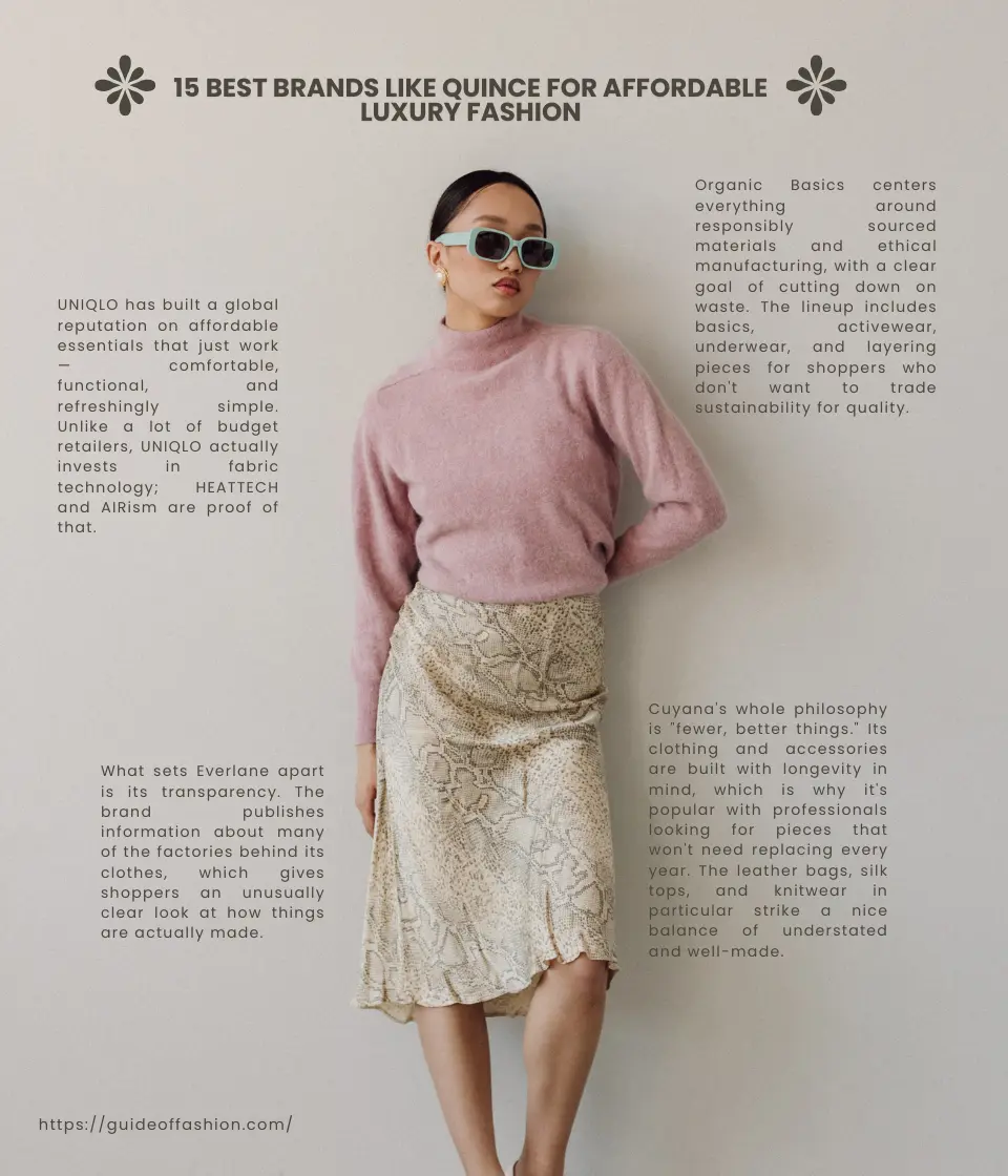 15 Best Brands Like Quince for Affordable Luxury Fashion