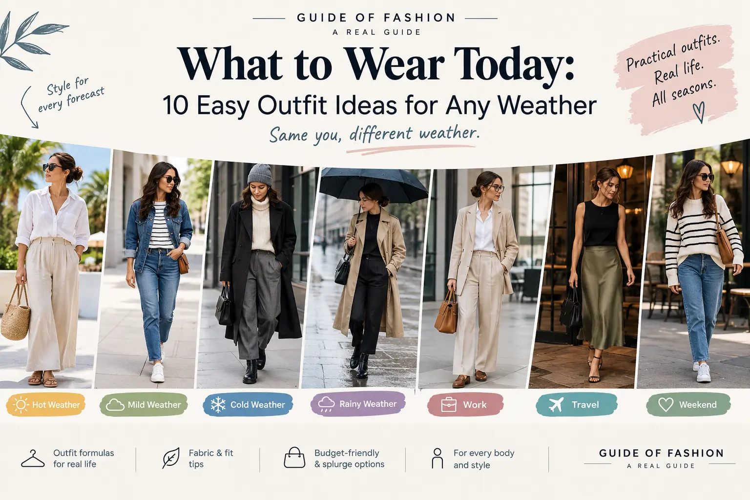 What to Wear Today: 10 Easy Outfit Ideas for Any Weather